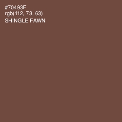 #70493F - Shingle Fawn Color Image